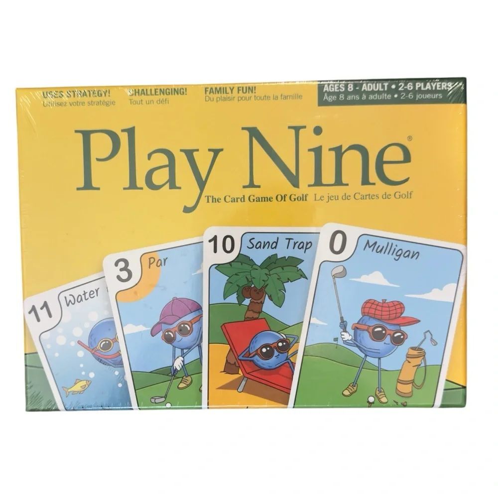 PLAY NINE CARD GAME A TWIST ON GOLF IN A BOX STILL THE LOWEST SCORE WINS NIB